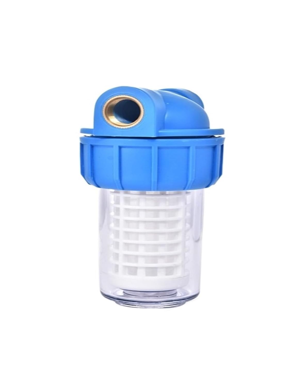 5 Inch Style Transparent Filter Bottle，Water Filter Bottle,Reverse Osmosis DIY Water Filter System Under-Sink & Countertop Filtration(6Points)