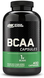 Optimum Nutrition Instantized BCAA Capsules, Keto Friendly Branched Chain Essential Amino Acids, 1000mg, 400 Count