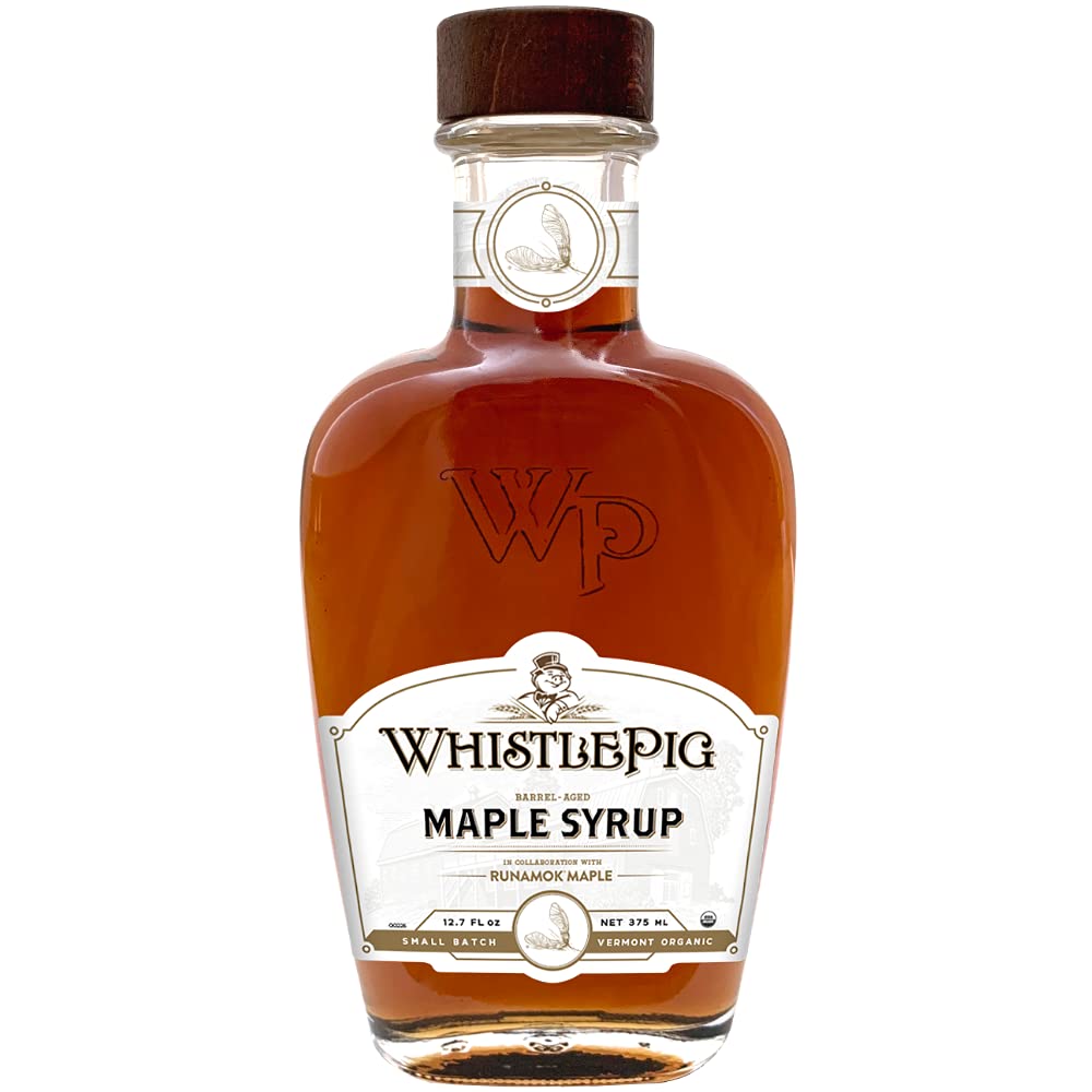 Runamok Maple & WhistlePig Organic Rye Whiskey Barrel-aged Maple Syrup 375 ml | 12.7 FL oz