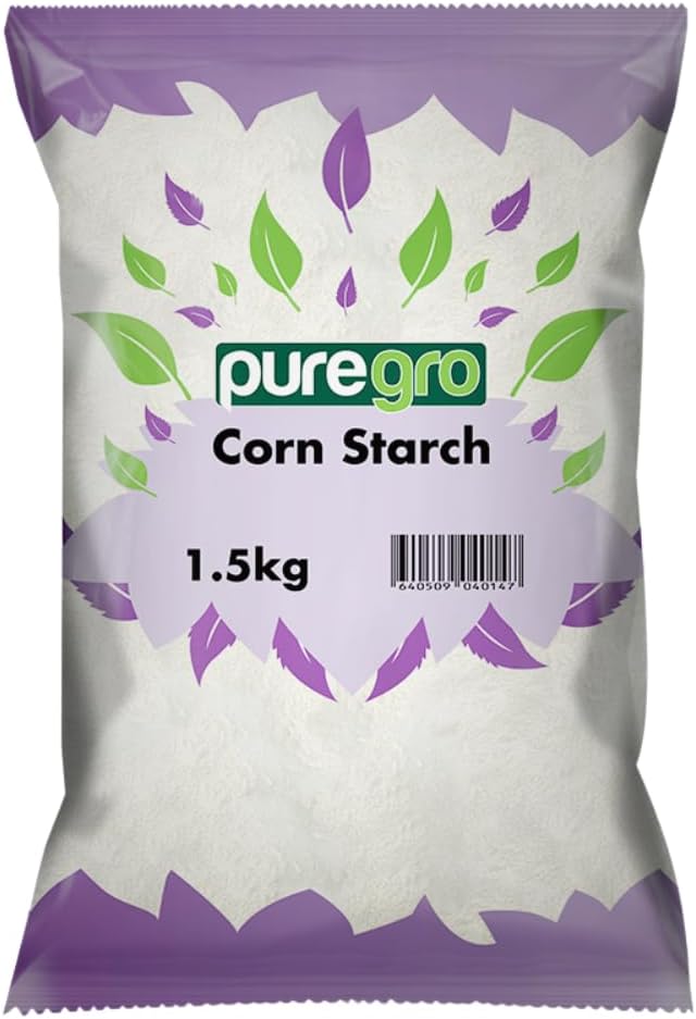 Puregro Corn starch | Premium Quality | Smooth and Fine Texture | Ideal for Cooking, Baking and Thickening | Corn starch Powder | Pack of 1 | Weight 1.5kg