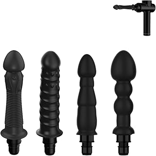NUHUi 4 x Electric Massage Fascia Gun Attachments Muscle Massager Gun Accessorie for Neck Legs Back Part fit for 12-13mm Hole Massage Gun