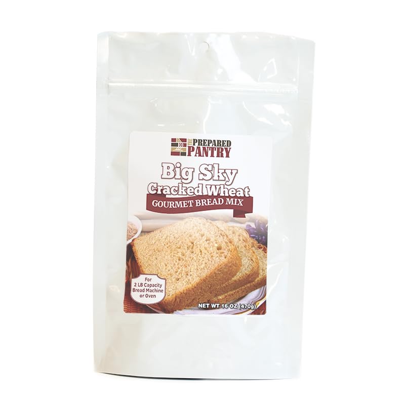 The Prepared Pantry Big Sky Cracked Wheat Bread Mix; Single Pack; For Bread Machine or Oven