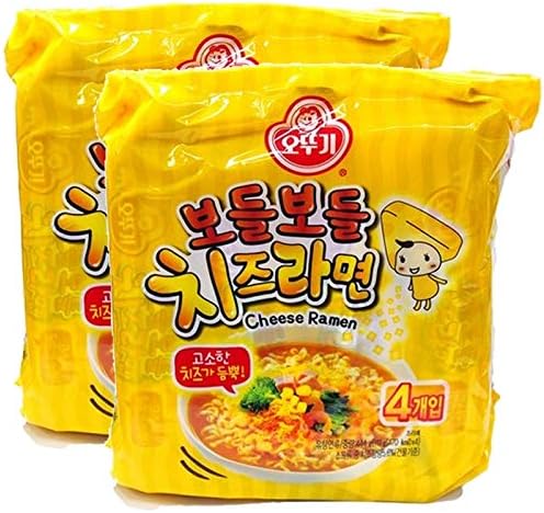 WaNaHong Ottogi Cheese BodulBodul Ramen Noodle Box (Pack of 8)