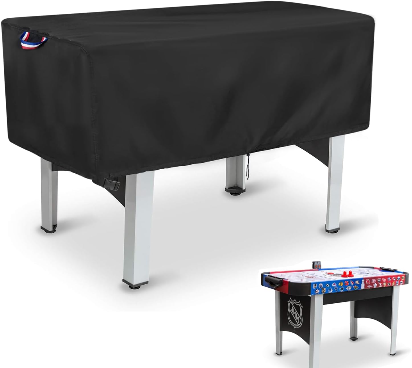 Air Hockey Arcade Table Cover, Waterproof Outdoor Hockey Game Table Covers for Arcade Tables, Indoor Living Tables Cover Accessories