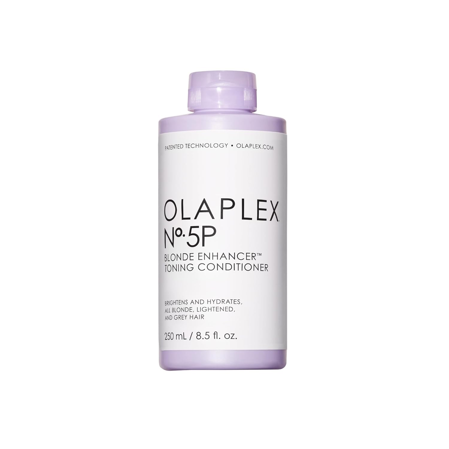 Olaplex No. 5P Blonde Enhancer Purple Toning Conditioner, Repairs, Hydrates, & Brightens All Blonde, Lightened, & Grey Hair, 8.5 fl oz