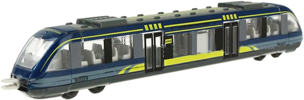 NyaSaa Train Model Toy Children Educational Toys Train Toys for Kids, Toddlers,Simulation Alloy Train High-Speed Rail Car Model (Blue)