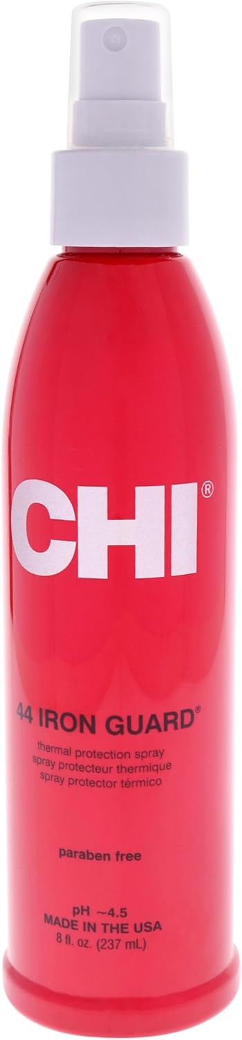 CHI 44 Iron Guard Thermal Protection Spray | Heat Protection Spray for Hair | Hair Spray for Heat Styling | Hair Care | Maintain, Repair & Protect | Colour-Safe & Paraben-Free Hair Products, 237ml