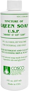 COSCO Pure Liquid Green Soap Stencil Tattoo Transfer Medical Prep Wash, 8 Fluid Ounce