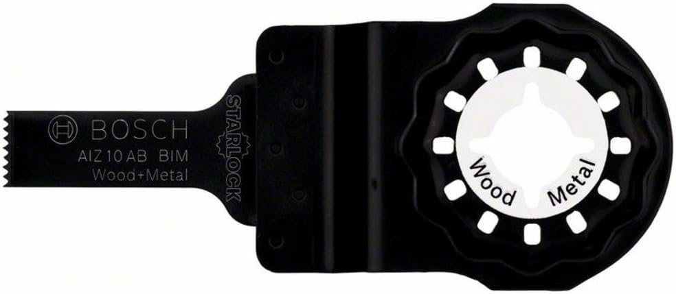 Bosch Professional 1x Plunge Cutting Saw Blade AIZ 10 AB (for Wood and Metal, 10 x 20 mm, Accessory Multitool)