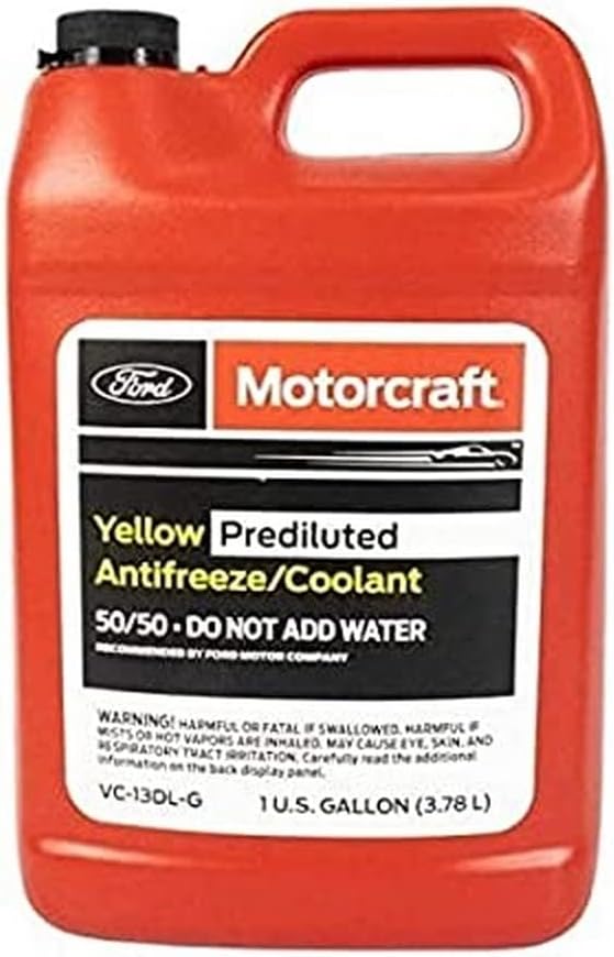 Ford Genuine VC-3DIL-B Orange Pre-Diluted Antifreeze/Coolant - 1 Gallon