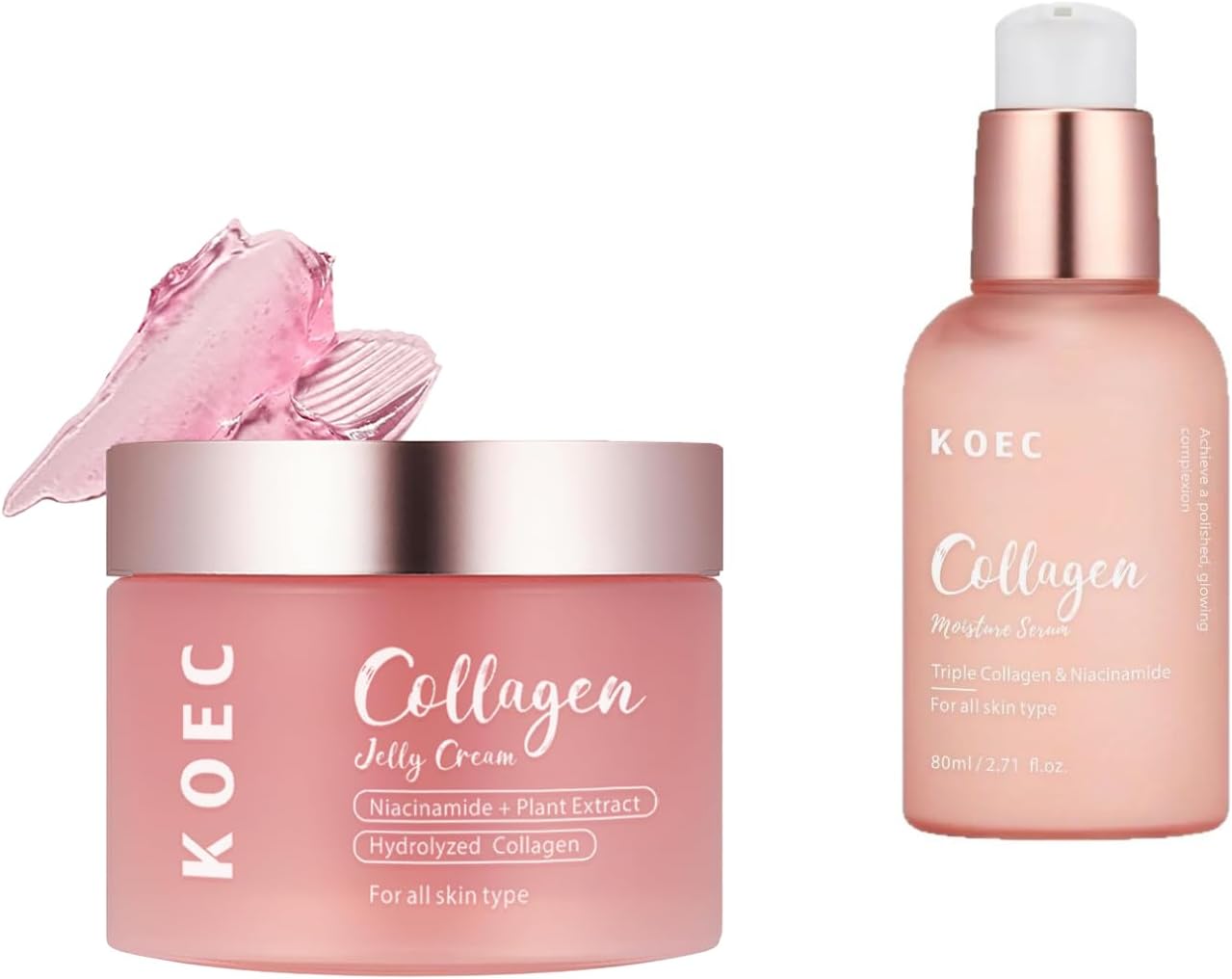 Collagen Jelly Cream, Day Night Cream With Niacinamide & Freeze Hydrolyzed Colla-gen, Anti Wrinkle Face Cream, Korean Moisturiser, Elasticity (180 ml (Pack of 1))