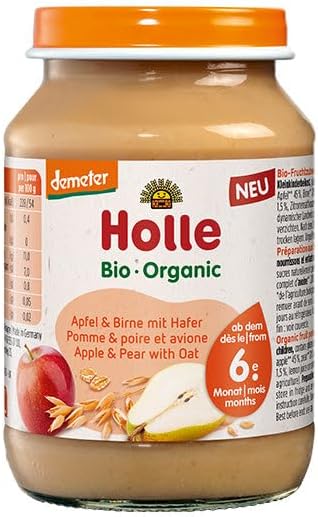 Holle Apple & Pear with Oat, pack of 6