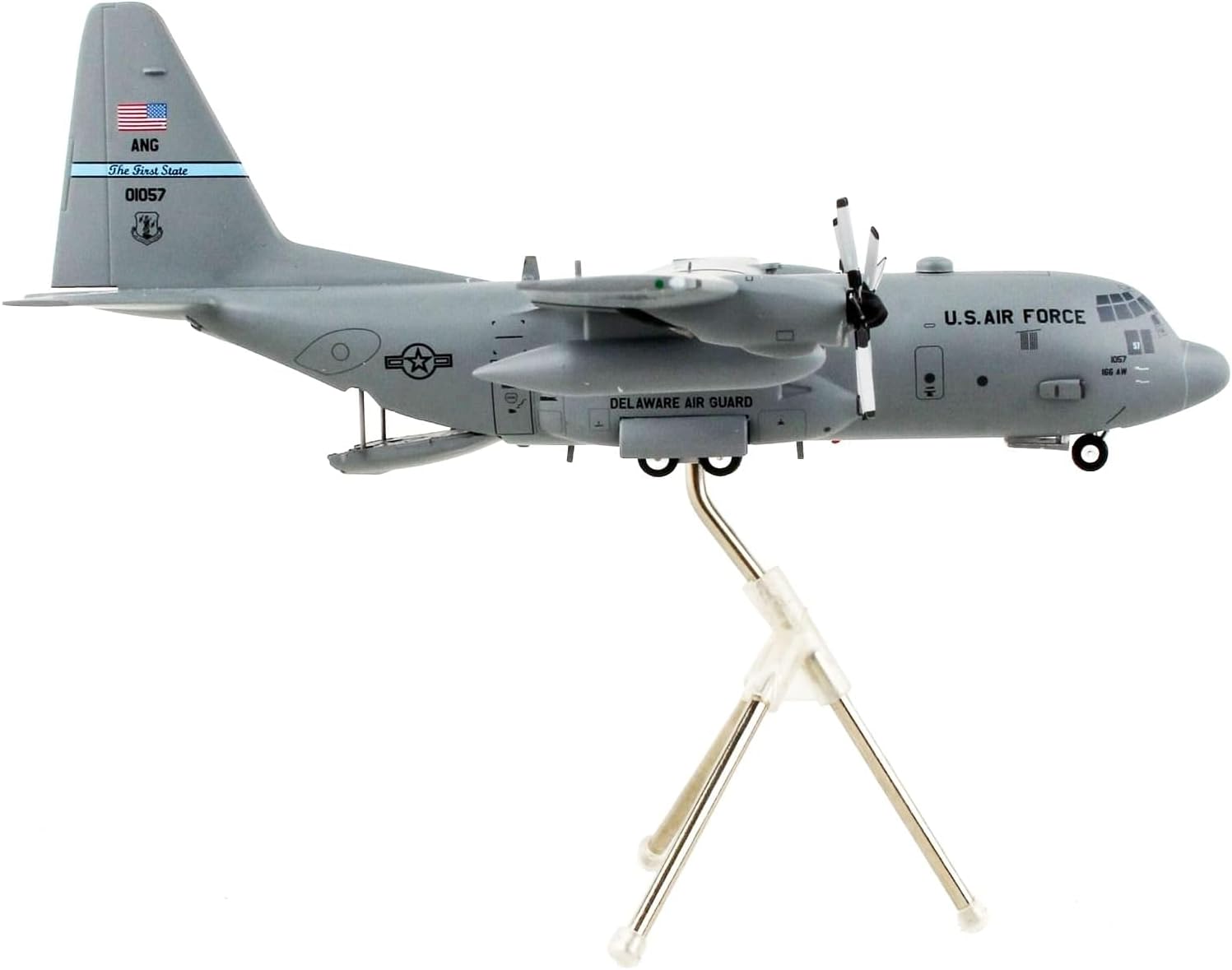 GeminiJets G2AFO1064 U.S. Air Force C-130H Hercules Delaware ANG; Scale 1:200