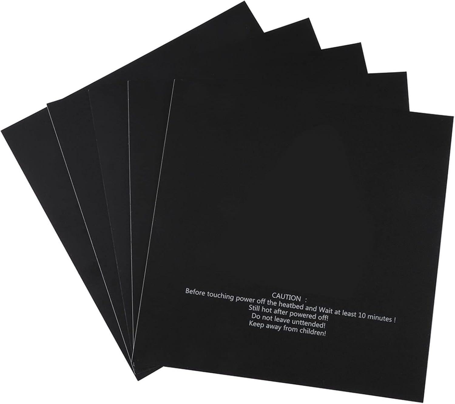 5Pcs 220x220mm 3D Printer Build Bed for ABS Nylon PC RETT Materials Hot Bed Plate Sticker for 3D Printer Platform