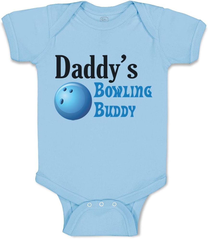 Cute Rascals Baby Bodysuit Daddy's Dad Father Bowling Buddy Dad Father's Day A Funny Cotton
