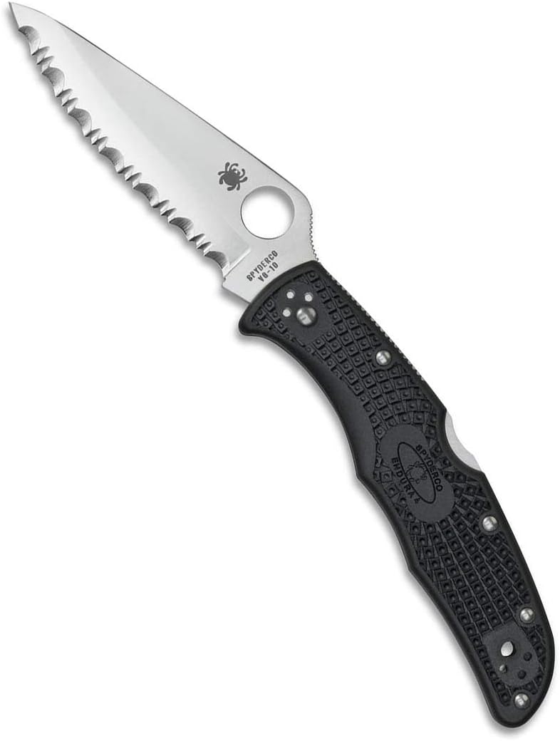 Spyderco Endura 4 Stainless Steel Spyder Ed