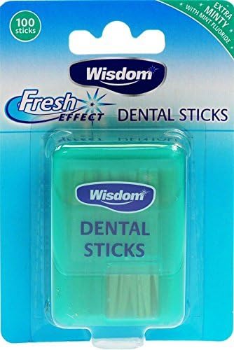 Wisdom Fresh Effect Dental Sticks Extra Minty 100 Sticks x 6 Packs by Wisdom