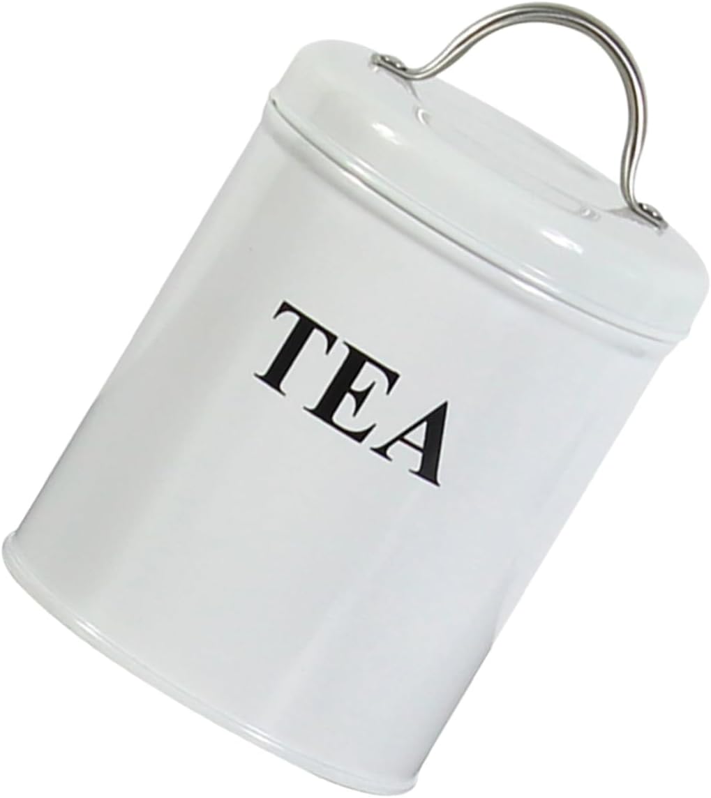 BESTYASH Nordic Style Multi-functional Tea Canister Vintage Sealing Jar for Tea Leaves Coffee Beans and Powder Storage Airtight Food Container for Kitchen Organization