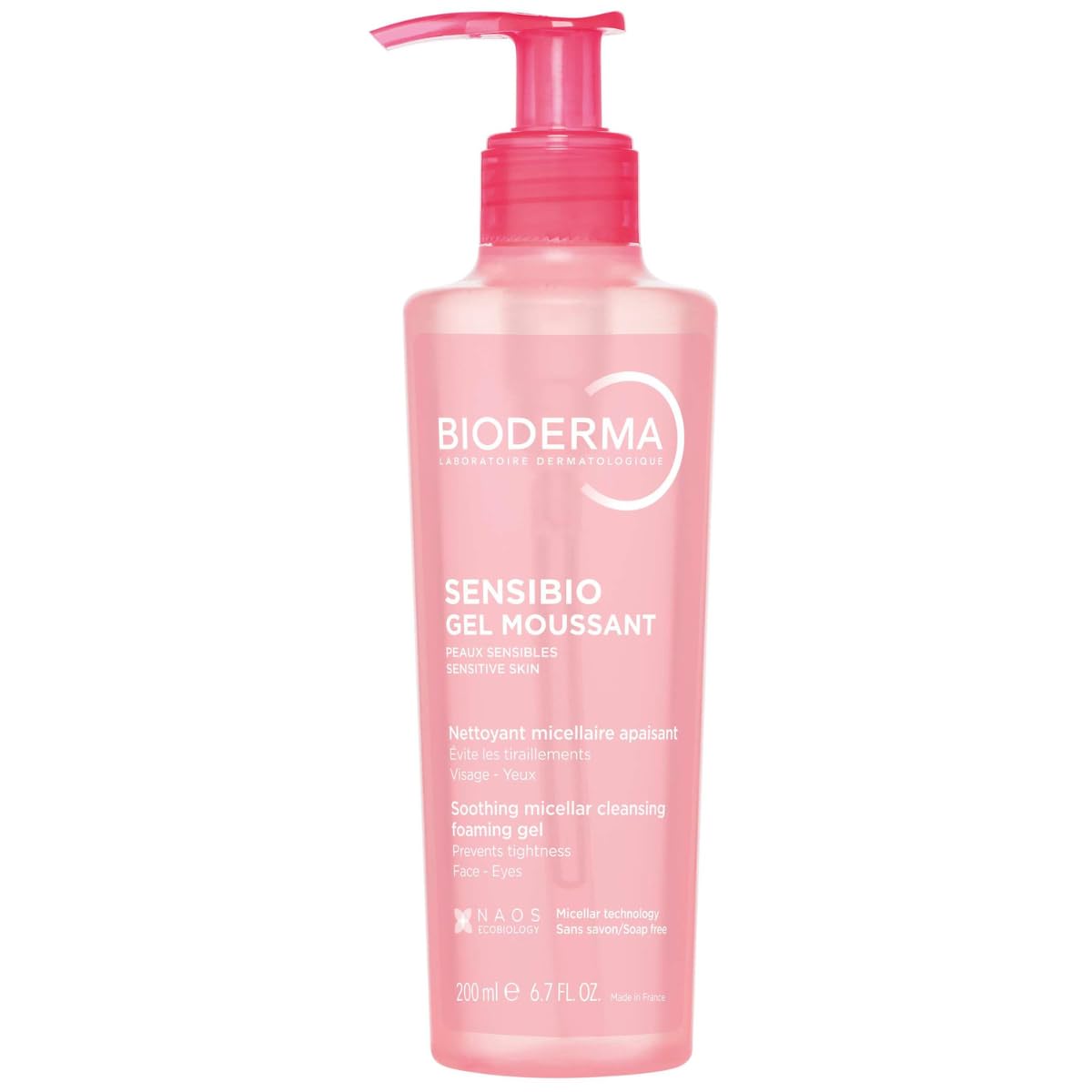 Bioderma Sensibio Foaming Gel Cleansing and Make-Up Removing Refreshing feeling for Sensitive Skin Unscented