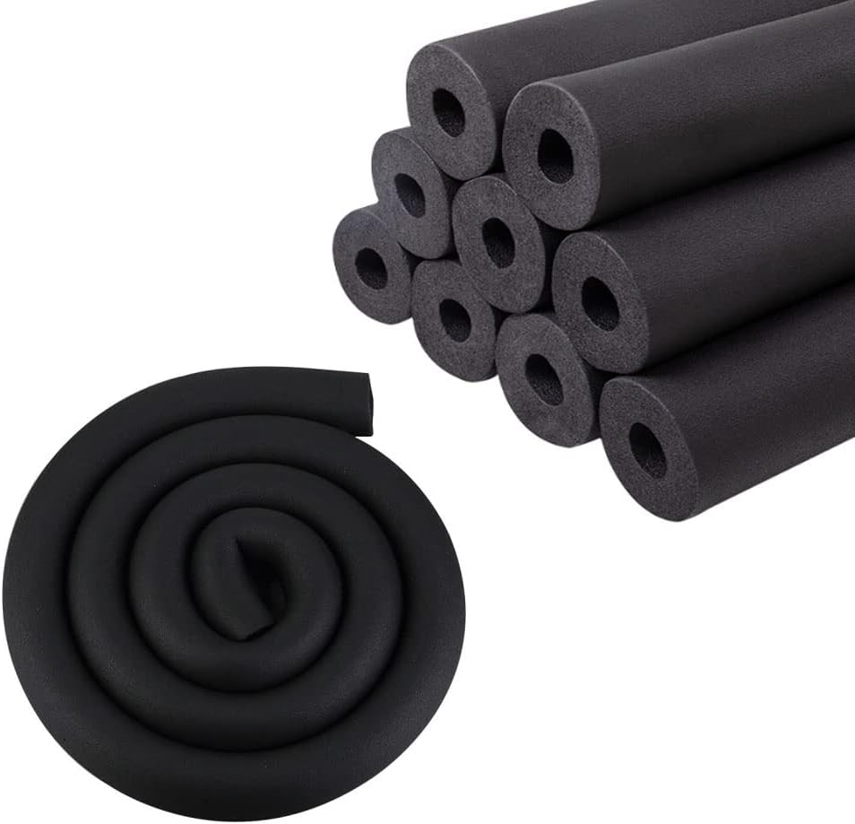 Pipe Insulation,Foam tubing 3/4inch (3/4" ID , 6FT) for Pipeline,Guitar Rack , Utensils,and Roof Rack, etc (3/4x1-31/64)