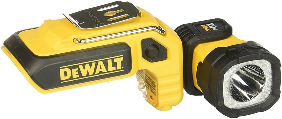 DEWALT 20V MAX LED Work Light, Magnetic, Freestanding and Clip-On, Bare Tool Only (DCL044)