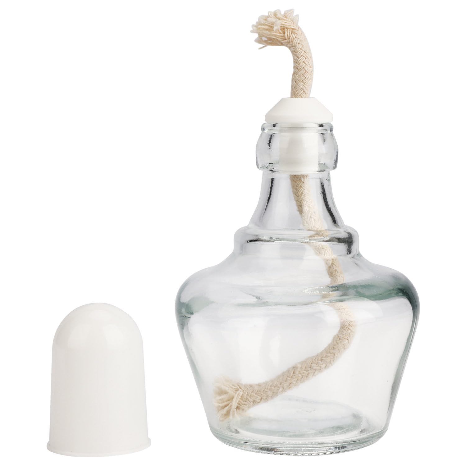 stonylab 150 ml Alcohol Lamp, Classic Style Glass Bunsen Burners Lab Heating Equipment for Low Temperature Heating in Laboratories, No Alcohol Included