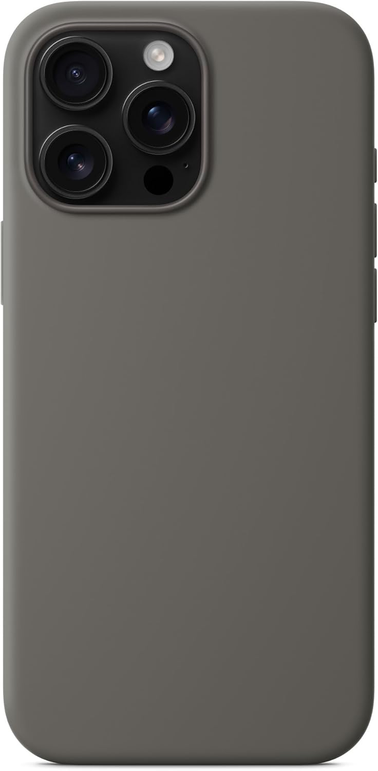 Silicone Case Compatible with 2024 iPhone 16 Pro 6.3 inches (Gray)