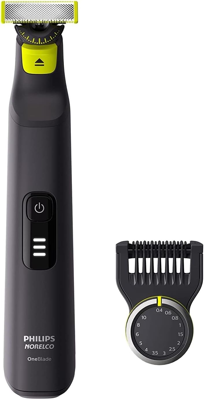 Philips Norelco OneBlade 360 Pro Hybrid Electric Trimmer, QP6531/70, Black
