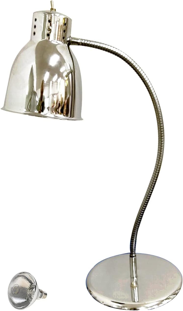 Single Bulb Heat Lamp for Food 250w Food Warming Light Buffet Warmer Lamps for Fries,Fried Food,Pizza,Donuts,Pastas