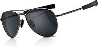 SUNGAIT Aviator Sunglasses For Men Polarized Military Style 100% UV400 Protection