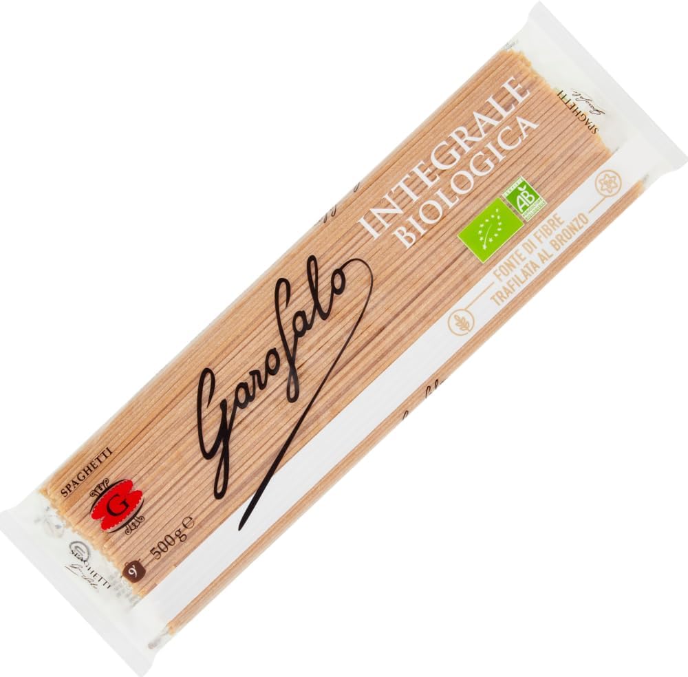 Garofalo Wholewheat Organic Spaghetti Italian Pasta, 500g (Pack of 1)