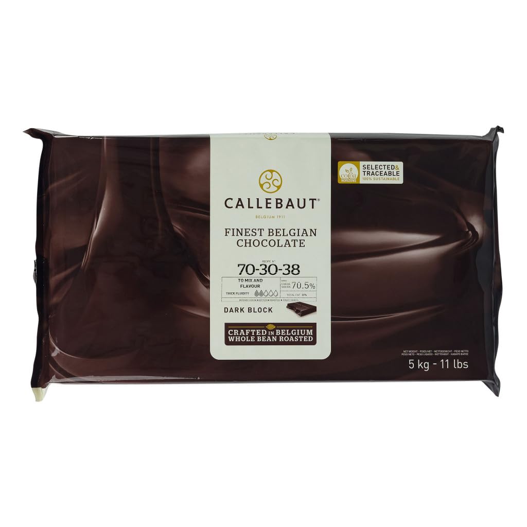 Belgian Dark Chocolate Baking Block - 70.4% - 11 lb block