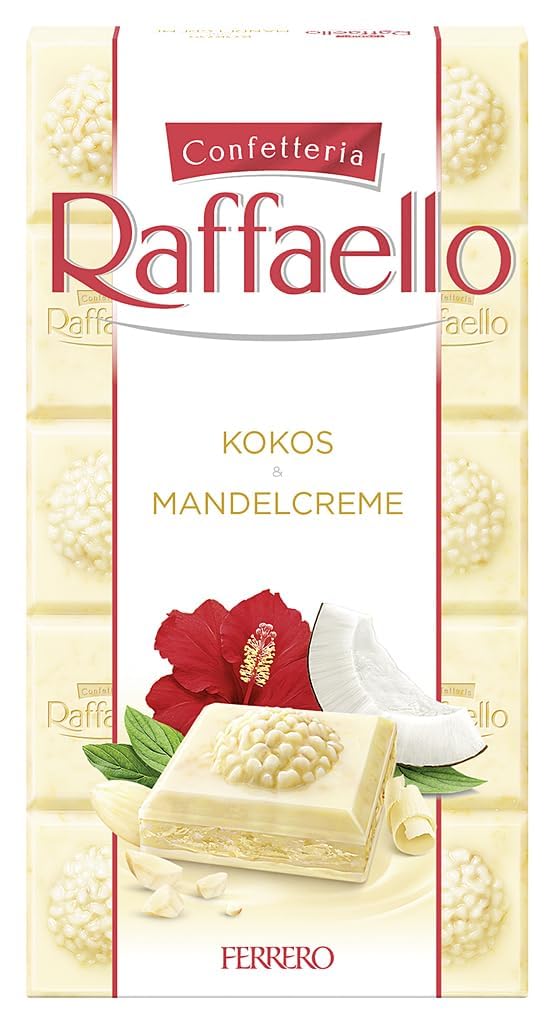 Ferrero White Chocolate Raffaello with Coconut and Almond Cream 3x90g / Germany