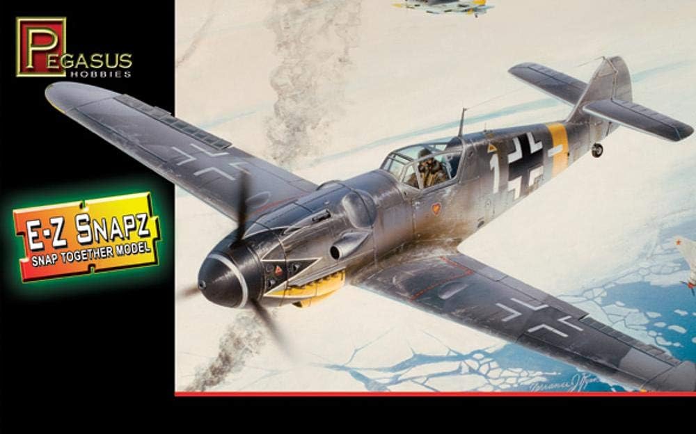 Pegasus Hobbies Messerschmitt Bf-109 G-6-1:48 Snap Together Plastic Kit by