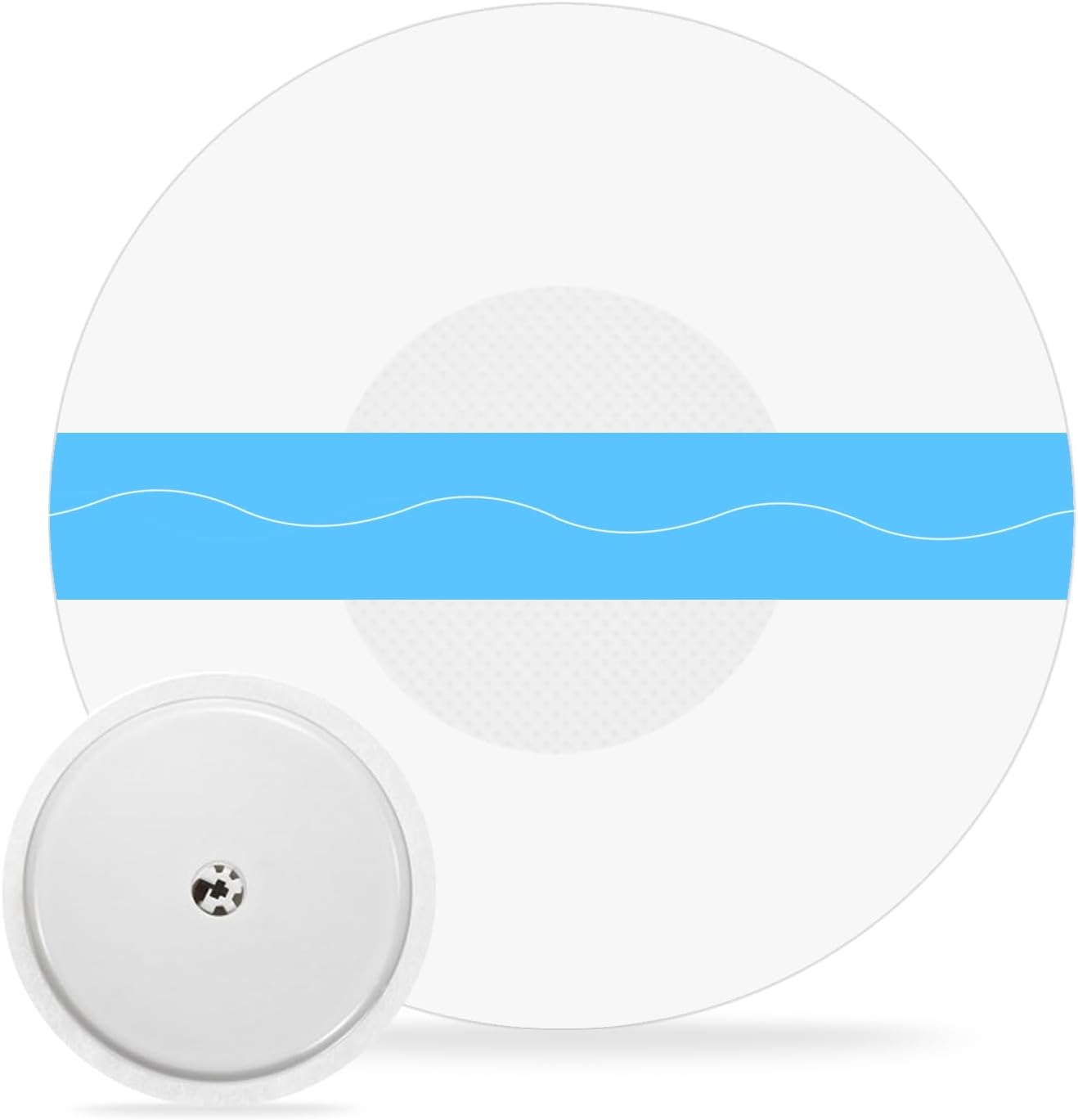 Freestyle Libre 2 Sensor Covers 60Pack Waterproof Libre 2 Adhesive Patch Transparent CGM Patches for Libre 2 Sensor Latex-Free & Hypoallergenic 15 Days Long Stay