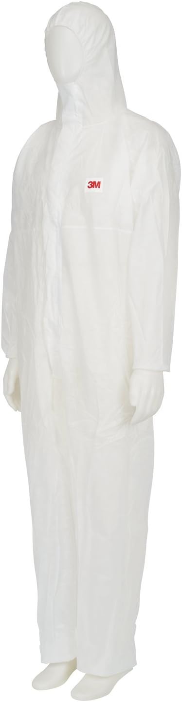 3M 4500WS Coverall, White, Unisex Adults Coverall