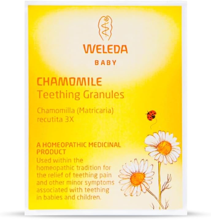 Weleda Chamomilla 3X Granules 60 g Homeopathic Teething Relief