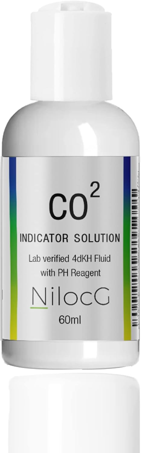 NilocG Aquatics Co2 Drop Checker Solution 4dKH/Ph Reagent for The Most Accurate Monitoring of Your Planted Tank Co2 Levels