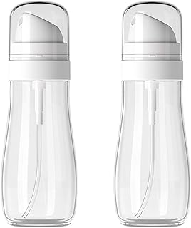 Small Spray Bottle with Fine Mist, 2 Pack 3.4oz/100ml Travel Spray Bottles for Hair and Face, Refillable Spray Bottles for Cleaning Solutions, Perfume, Liquid Cosmetics, Essential Oils TSA Approved