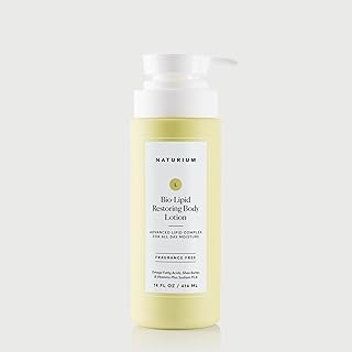 Naturium Bio-Lipid Restoring Moisturizing Body Lotion with Shea Butter, Fragrance Free, 14 oz