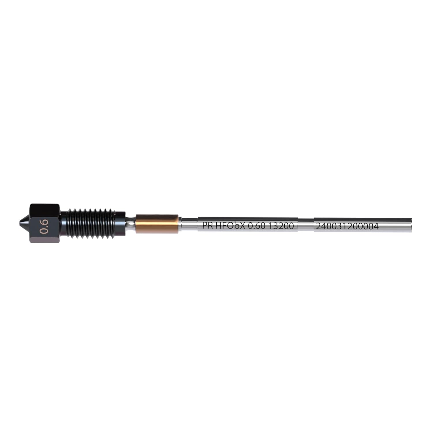 E3D Prusa High Flow ObXidian Nozzle for Nextruder, 0.4mm – Compatible with Prusa MK4, MK4S, XL, Core One – 1.75mm, 300°C Max Temp