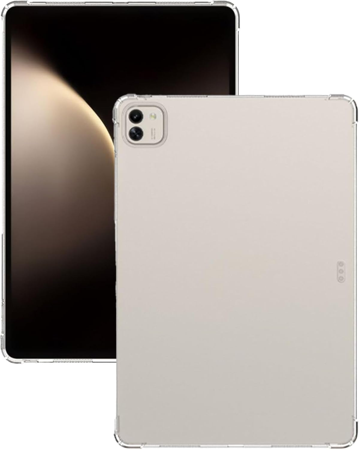 Clear Case for Honor Magic Pad 3 Tablet 13.3 Inch, Flexible TPU Shockproof Protective Case Cover for Honor 13.3 Inch Tablet, Lightweight (Transparent)