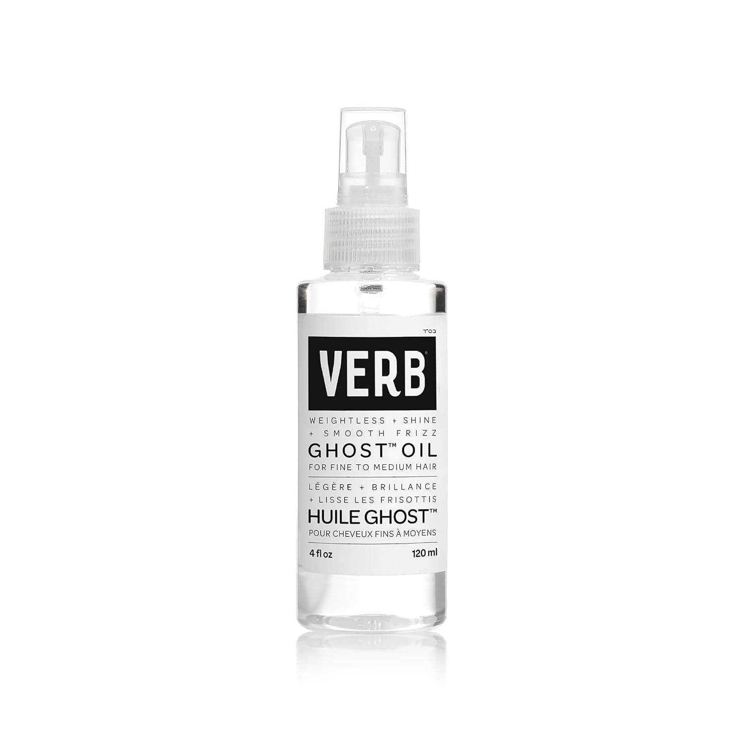 VERB Ghost Oil - Weightless Hair Oil for Fine to Medium Hair - Smooths Frizz, Adds Shine - No Parabens, Gluten or Harmful Sulfates