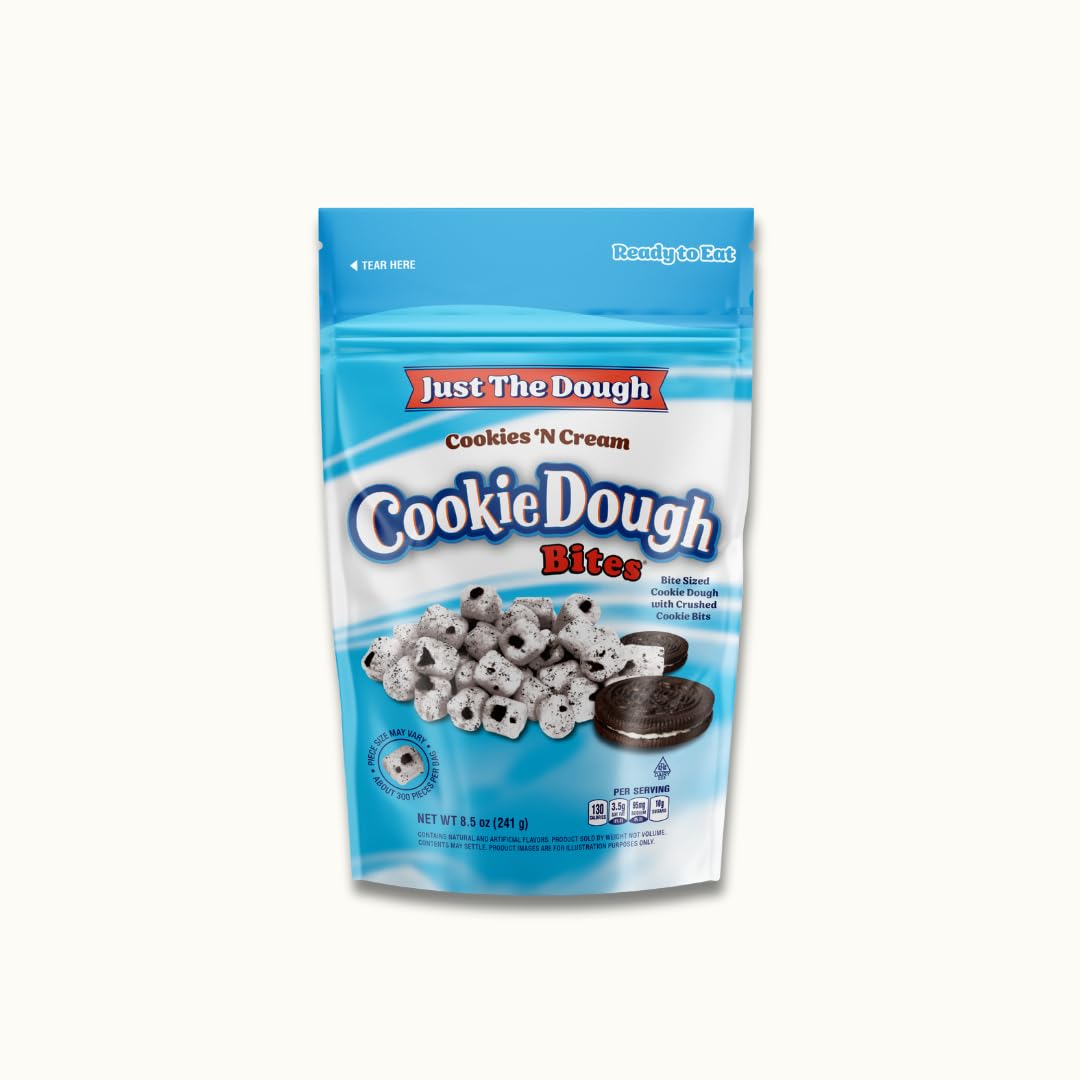 Cookies and Cream Cookie Dough Bites 8.5oz Bag