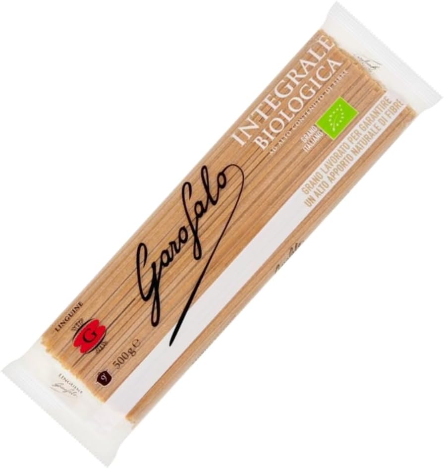 Garofalo Wholewheat Organic Linguine Italian Pasta, 500g (Pack of 1)