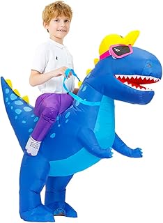 Decalare Inflatable Dinosaur costumes for kids T-Rex Costume Fancy Costumes Halloween Party Cosplay Fantasy Blow up Costume