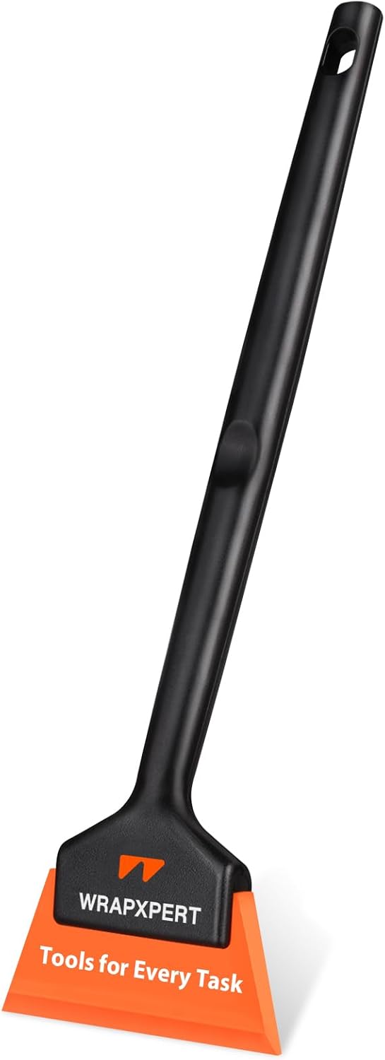 WRAPXPERT Small Squeegee, Rubber Window Squeegee for Mirror Shower Glass Door Window Cleaning, Mini Squeegee for Car Window, Car Light, Bumper Vinyl Wrap Window Tint Tool