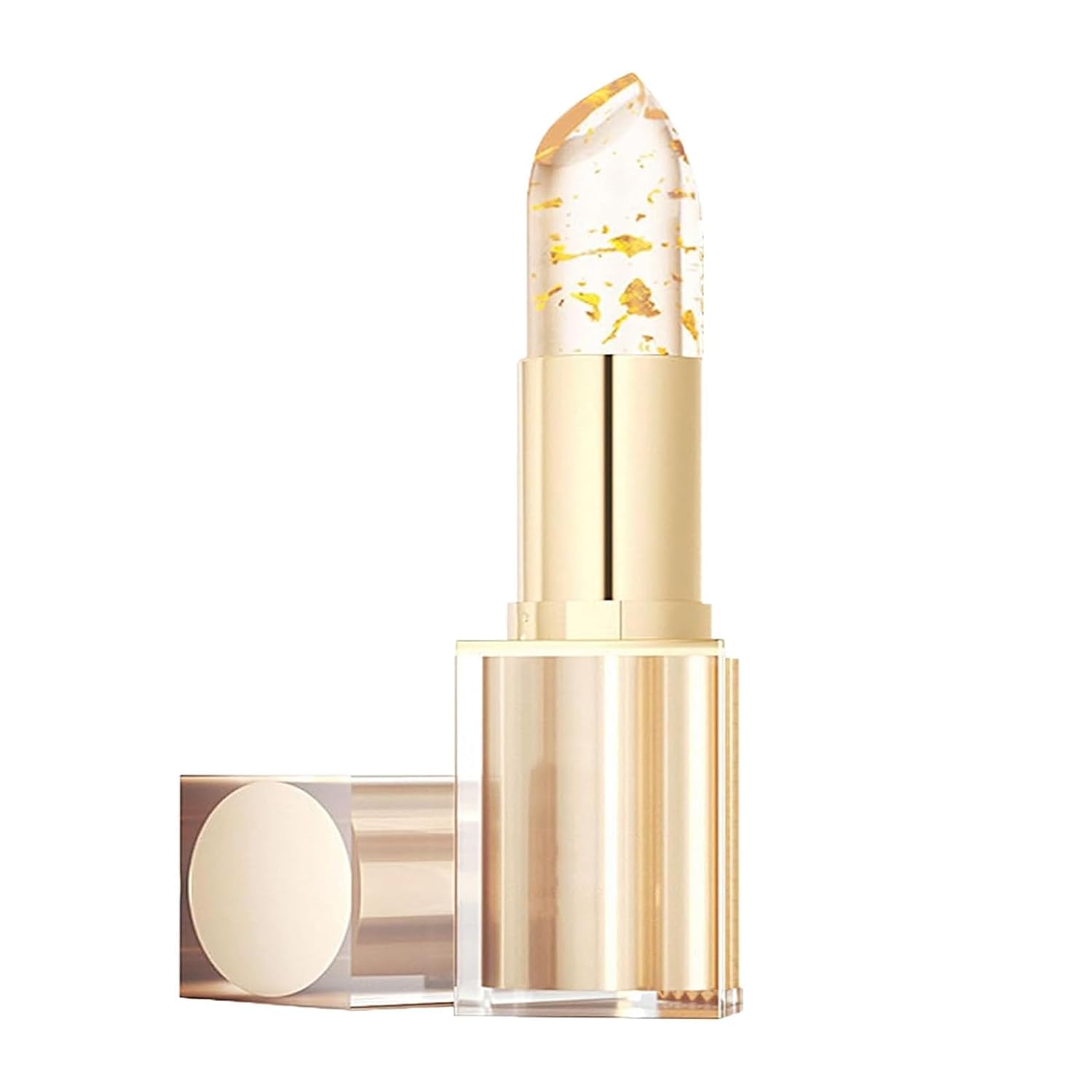 KXC Transferproof Color Changing Lipstick,Color Changing Lipstick Gold Foil for Women, Long Lasting 24 Hours Moisturizing Glossy Shine Lip Gloss for Women.