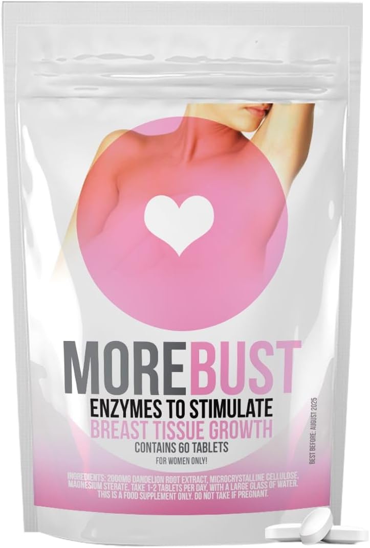 Breast Enlargement Pills for Women | Estrogen Tablets for Women Breast Growth | Natural Breast Enlargement Supplement | Effective Breast Enhancer Pills for Fuller, Firmer Bust | Pack of 60 Tablets