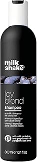 milk_shake Icy Blond Shampoo - Black Pigment Shampoo for Very Light Blond and Platinum Hair, 10.1 Fl Oz (300 ml)